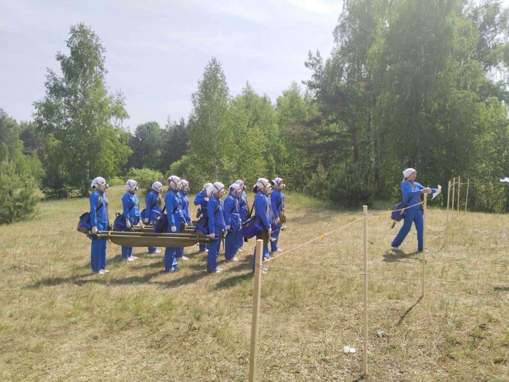 Соревнования санитарных дружин в Бобруйске