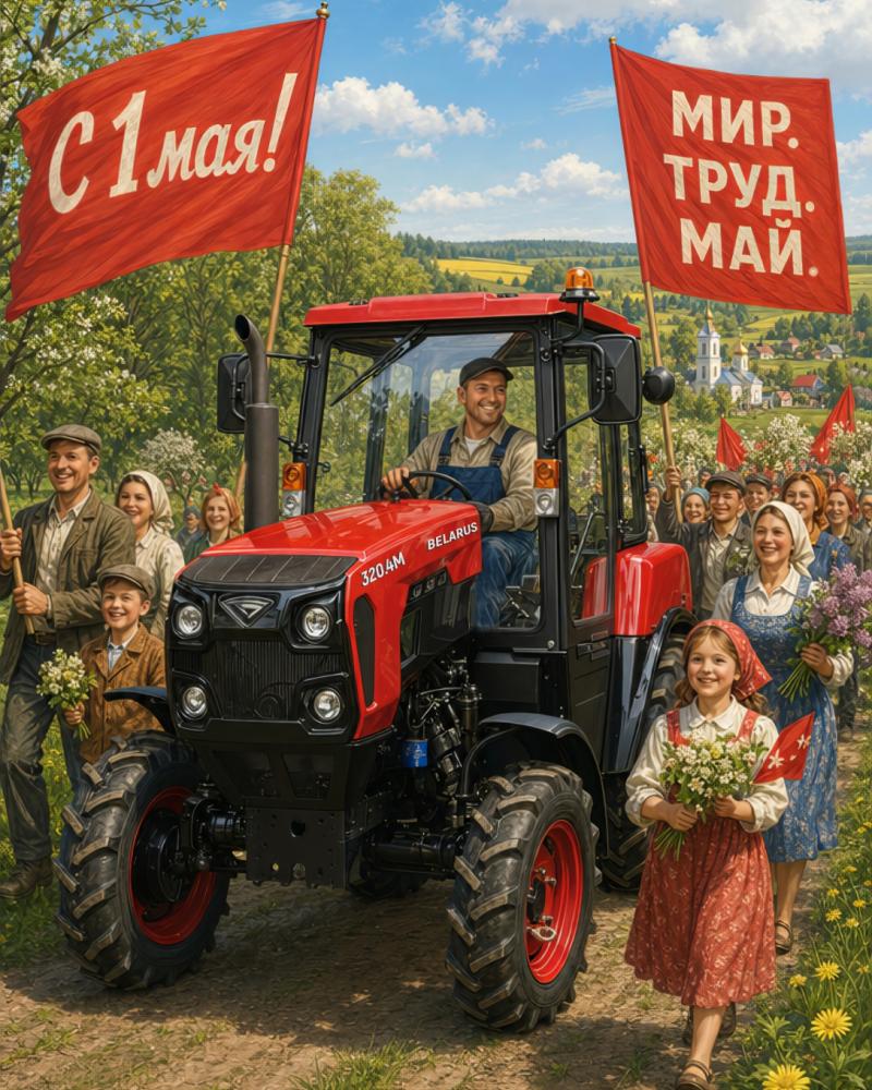 С 1 мая!