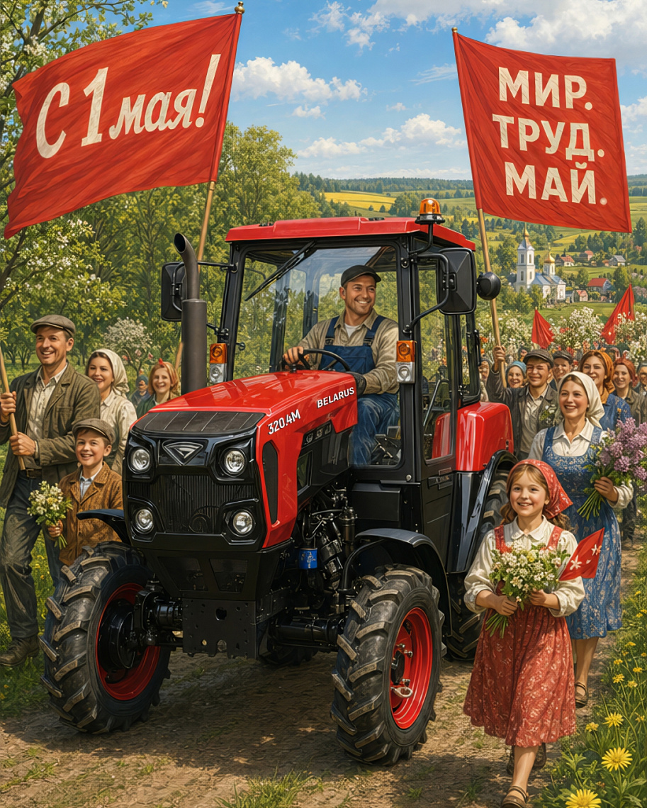 С 1 мая!